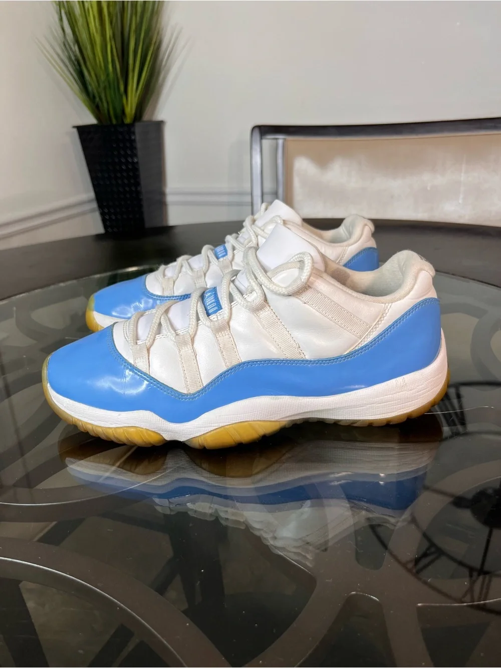 Nike Air Jordan 11 Retro Low  University Blue white Mens So 11.5